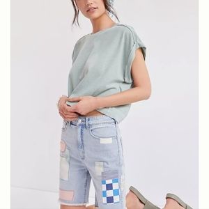 Pilcro size 27 patchwork shorts